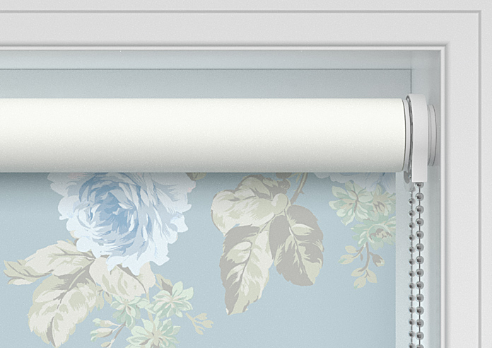 Shabby Chic by Rachel Ashwell Royal Bouquet (Blackout), Blue - Twist&Fit Roller Blind - Image 10